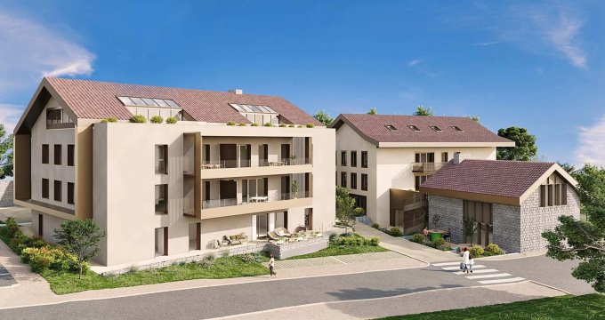 Achat / Vente programme immobilier neuf Copponex à mi-chemin entre Genève et Annecy (74350) - Réf. 8631