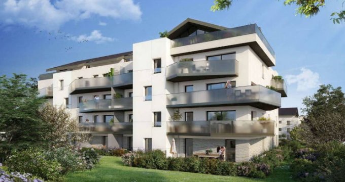 Achat / Vente programme immobilier neuf Divonne-les-Bains à deux pas du bus (01220) - Réf. 4769