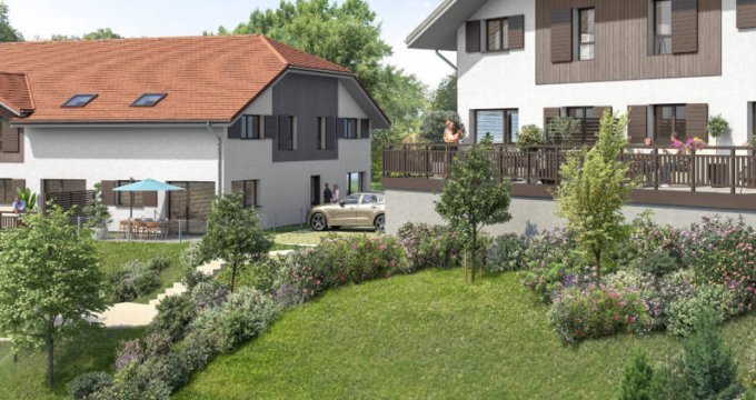Achat / Vente programme immobilier neuf Hauteville-sur-Fier à 25 min de la gare d’Annecy (74150) - Réf. 12591