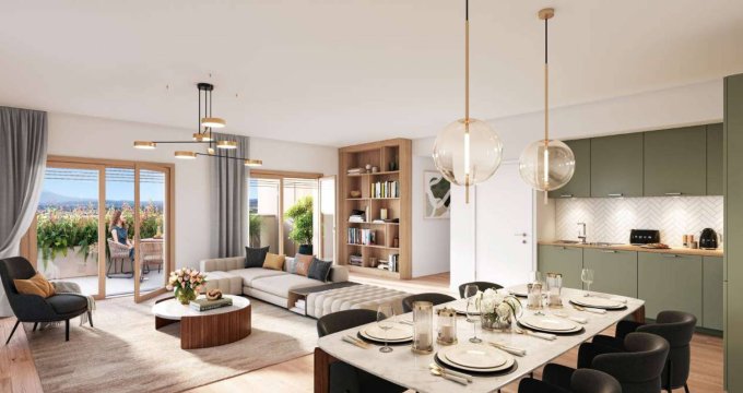 Achat / Vente programme immobilier neuf La Motte-Servolex eco hameau des Granges sur les hauteurs (73290) - Réf. 12436