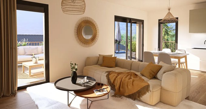 Achat / Vente programme immobilier neuf Saint-Alban-Leysse quartier résidentiel au pied des Bauges (73230) - Réf. 13693