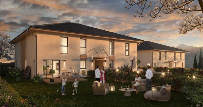 Achat / Vente programme immobilier neuf Sales village familial au cœur de l'Albanais (74150) - Réf. 8005