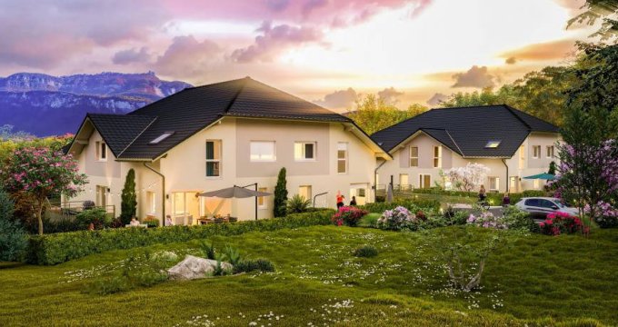 Achat / Vente programme immobilier neuf Sonnaz vue dégagée sur le massif du Revard et la Croix du Nivolet (73000) - Réf. 7716