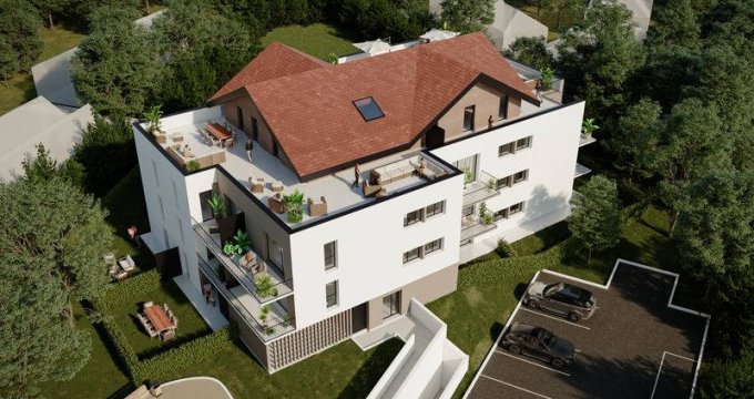 Achat / Vente programme immobilier neuf Vétraz-Monthoux petite copropriété au sein d'un parc paysagé (74100) - Réf. 8102