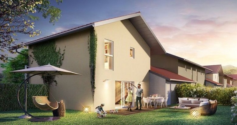 Achat / Vente programme immobilier neuf Allinges villas mitoyennes au cœur du village (74200) - Réf. 1125