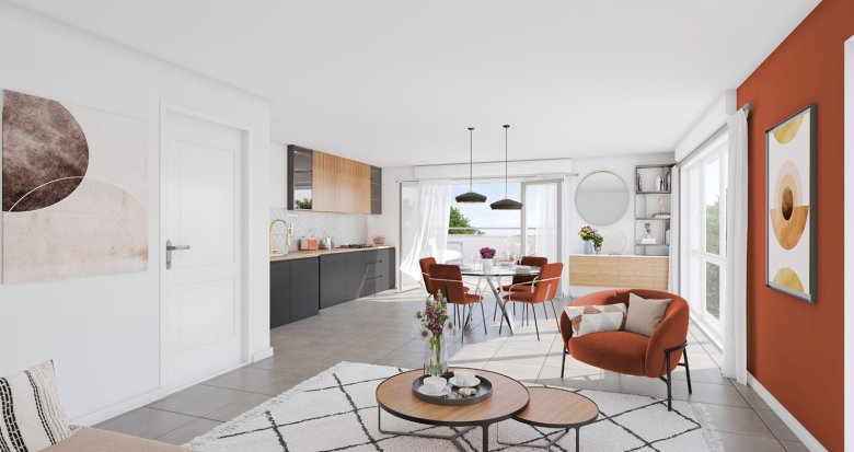 Achat / Vente programme immobilier neuf Ambilly à 450 m du tramway vers Genève (74100) - Réf. 13200