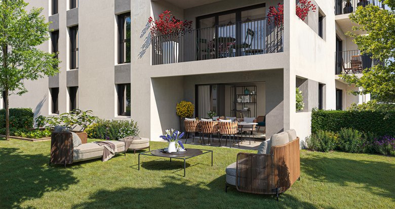 Achat / Vente programme immobilier neuf Ambilly à 450 m du tramway vers Genève (74100) - Réf. 13200