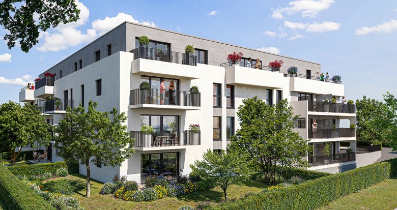 Achat / Vente programme immobilier neuf Ambilly à 450 m du tramway vers Genève (74100) - Réf. 13200