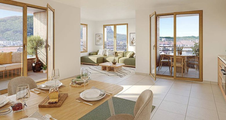 Achat / Vente programme immobilier neuf Ambilly écoquartier Etoile à 20 min de Genève (74100) - Réf. 12215