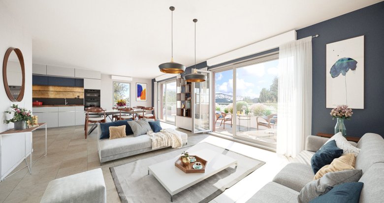 Achat / Vente programme immobilier neuf Annecy commune de Seynod proche commodités (74000) - Réf. 13169