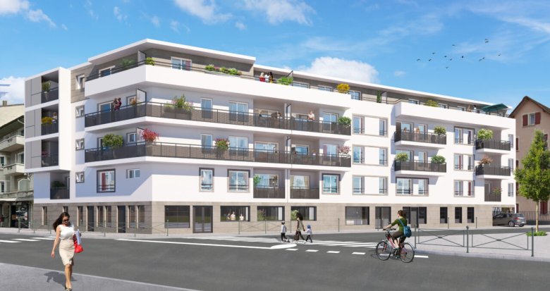 Achat / Vente programme immobilier neuf Annemasse centre proche parc Olympe de Gouges (74100) - Réf. 6510