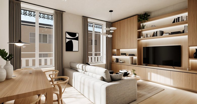 Achat / Vente programme immobilier neuf Annemasse réhabilitation à 550 du tramway (74100) - Réf. 13198