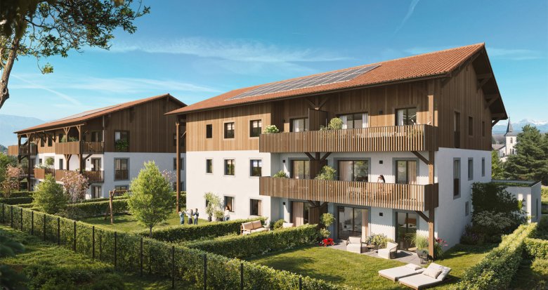 Achat / Vente programme immobilier neuf Anthy-sur-Léman à 800m du Lac Léman et de sa plage (74200) - Réf. 12727