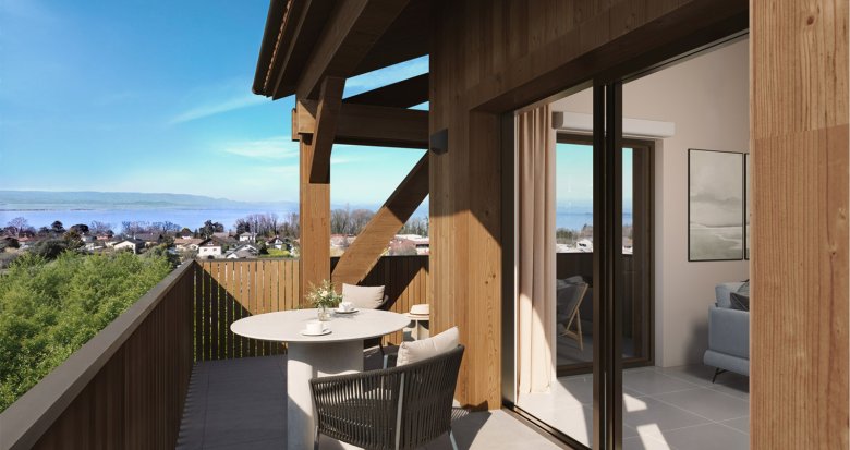 Achat / Vente programme immobilier neuf Anthy-sur-Léman à 800m du Lac Léman et de sa plage (74200) - Réf. 12727