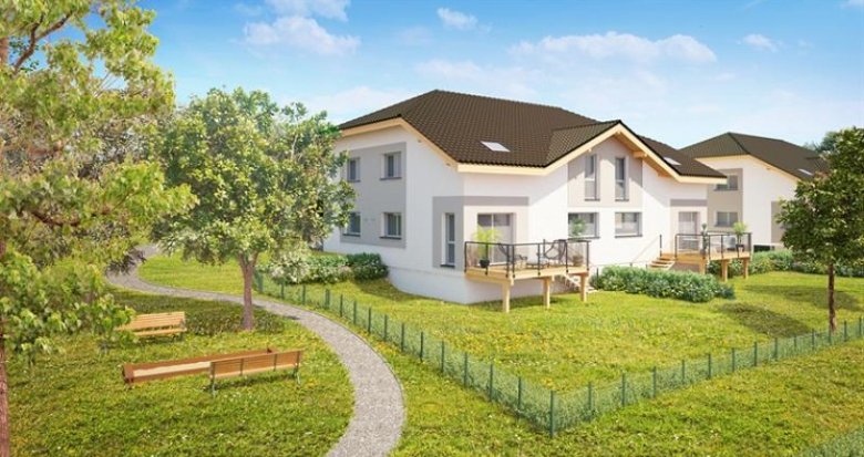 Achat / Vente programme immobilier neuf Ballaison vue sur lac Léman (74140) - Réf. 153