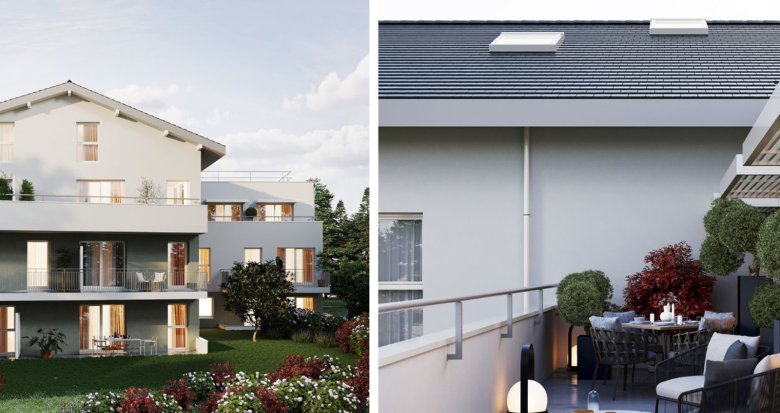 Achat / Vente programme immobilier neuf Divonne-les-Bains à 7 min à vélo du Lac de Divonne (01220) - Réf. 12959