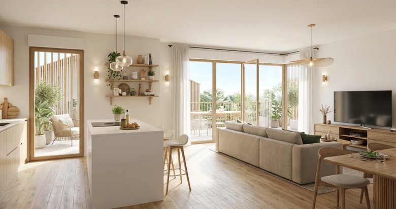 Achat / Vente programme immobilier neuf Douvaine cœur de ville à 7 min en voiture du Lac du Léman (74140) - Réf. 13851