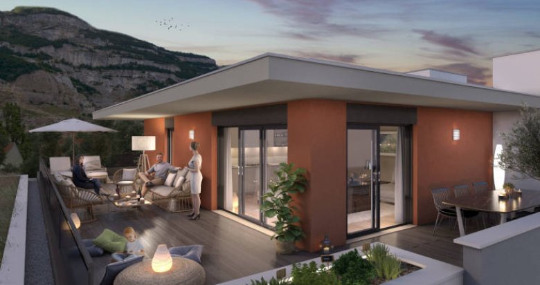 Achat / Vente programme immobilier neuf Etrembières à moins de 20min du Jet d'Eau (74100) - Réf. 12823