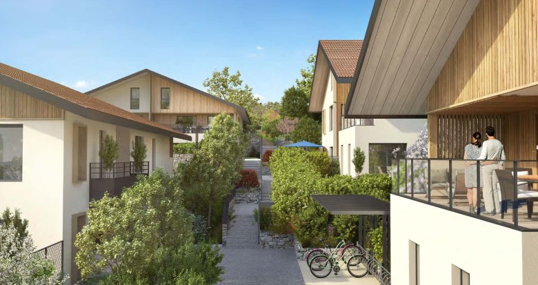 Achat / Vente programme immobilier neuf Excenevex à 150m du lac Léman (74140) - Réf. 8653