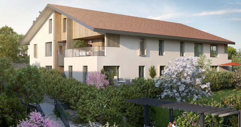 Achat / Vente programme immobilier neuf Excenevex à 150m du lac Léman (74140) - Réf. 8653