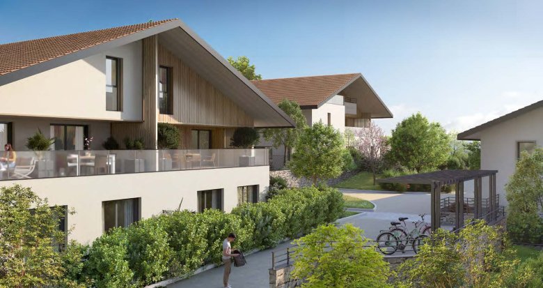 Achat / Vente programme immobilier neuf Excenevex à 150m du lac Léman (74140) - Réf. 8653