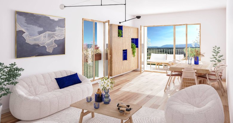Achat / Vente programme immobilier neuf Ferney-Voltaire à 20 min à vélo des Bains des Pâquis (01210) - Réf. 11339