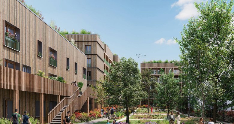 Achat / Vente programme immobilier neuf Ferney-Voltaire à 20 min à vélo des Bains des Pâquis (01210) - Réf. 11339