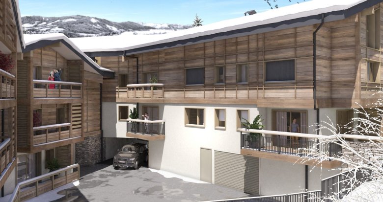 Achat / Vente programme immobilier neuf Les Gets au pied des pistes (74260) - Réf. 7336