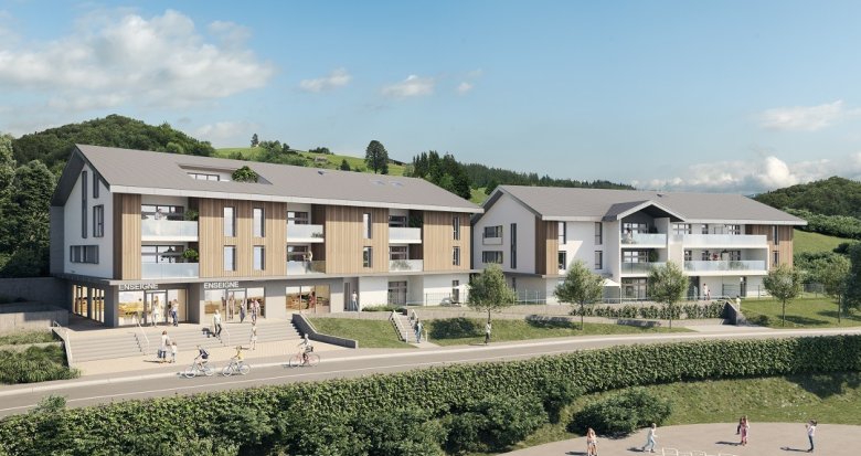 Achat / Vente programme immobilier neuf Lyaud sur les hauteurs de Thonon (74200) - Réf. 7555