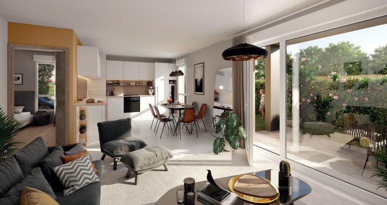 Achat / Vente programme immobilier neuf Massieux à 10 min à pied des quais de Saône (01600) - Réf. 8233