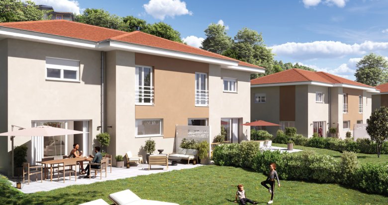 Achat / Vente programme immobilier neuf Monnetier-Mornex maisons au pied du Salève (74560) - Réf. 13894