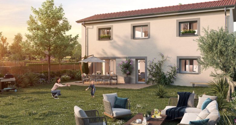 Achat / Vente programme immobilier neuf Niévroz maisons neuves à 8 min à vélo du Lac des Pyes (01120) - Réf. 13489