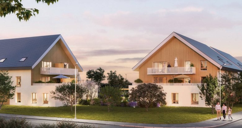 Achat / Vente programme immobilier neuf Rumilly à mi-chemin entre le lac d’Annecy et du Bourget (74150) - Réf. 13395