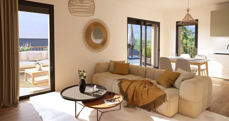 Achat / Vente programme immobilier neuf Saint-Alban-Leysse quartier résidentiel au pied des Bauges (73230) - Réf. 13693