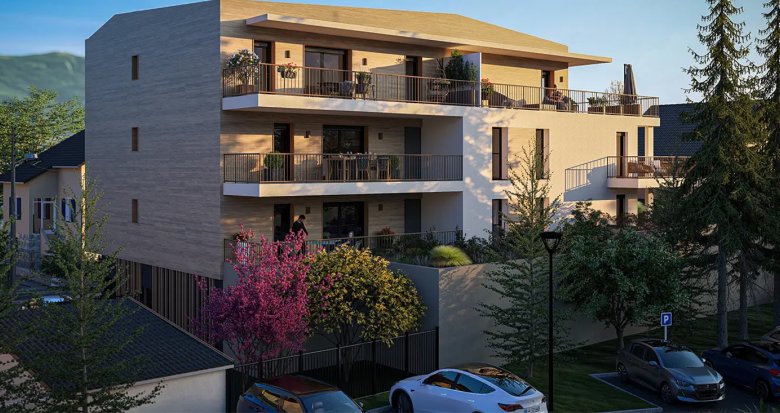 Achat / Vente programme immobilier neuf Saint-Alban-Leysse quartier résidentiel au pied des Bauges (73230) - Réf. 13693