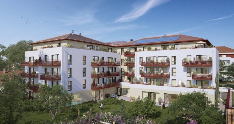 Achat / Vente programme immobilier neuf Sciez résidence senior LMNP à 8 min du Lac Léman (74140) - Réf. 8515