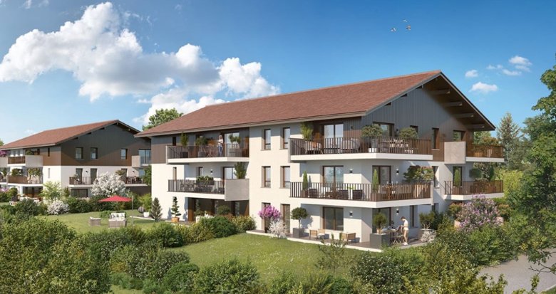 Achat / Vente programme immobilier neuf Thonon-les-Bains quartier calme à 5 min à vélo de la gare (74200) - Réf. 13124
