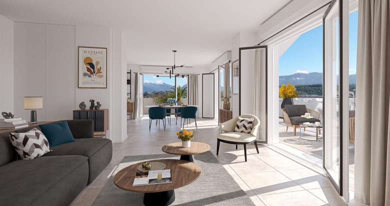 Achat / Vente programme immobilier neuf Thonon-les-Bains vue sur les montagnes en cœur de ville (74200) - Réf. 13359