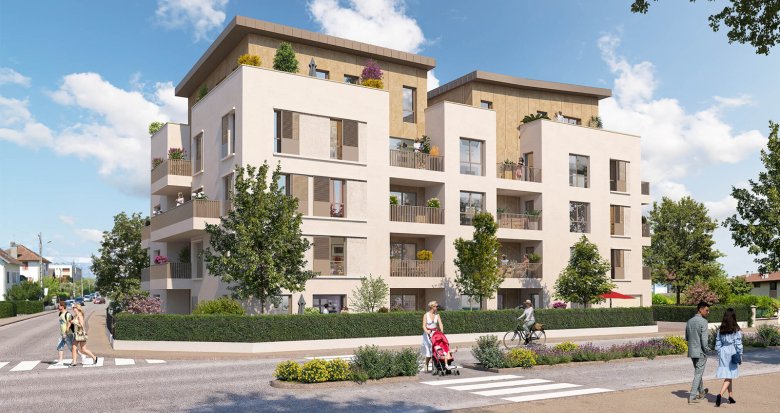 Achat / Vente programme immobilier neuf Thonon-les-Bains vue sur les montagnes en cœur de ville (74200) - Réf. 13359