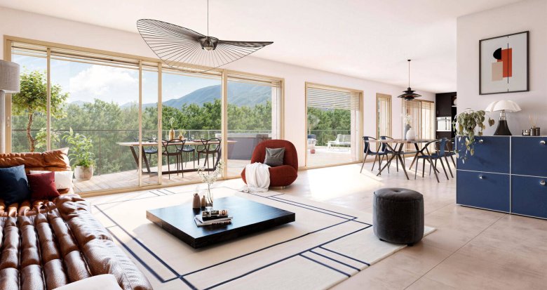 Achat / Vente programme immobilier neuf Aix-les-Bains à 2 min à pied de l’esplanade du lac du Bourget (73100) - Réf. 12604
