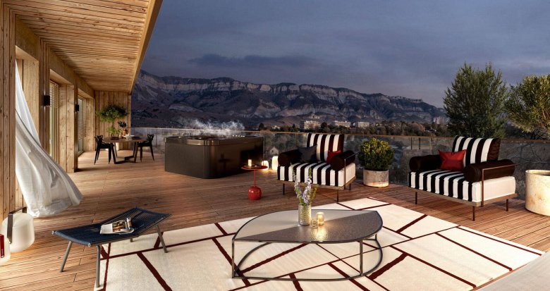 Achat / Vente programme immobilier neuf Aix-les-Bains à 2 min à pied de l’esplanade du lac du Bourget (73100) - Réf. 12604