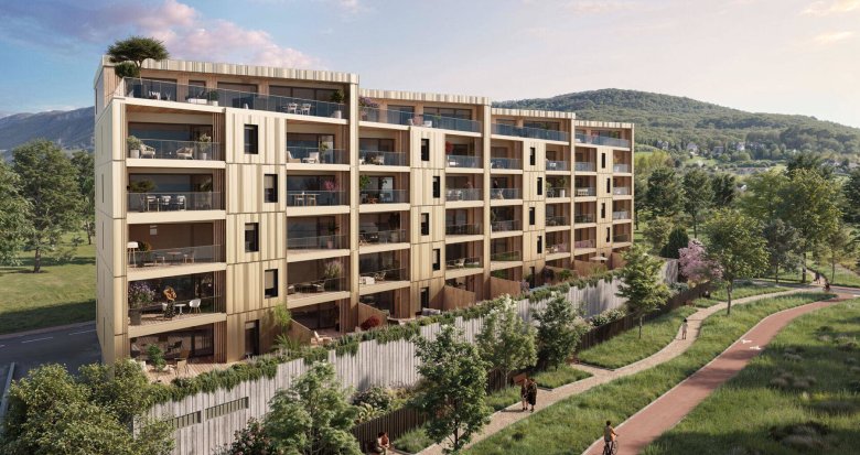 Achat / Vente programme immobilier neuf Aix-les-Bains à 2 min à pied de l’esplanade du lac du Bourget (73100) - Réf. 12604