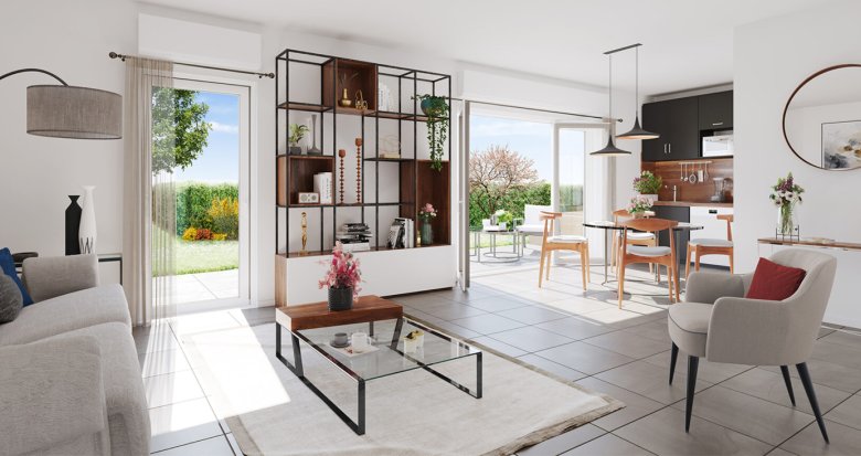 Achat / Vente programme immobilier neuf Annemasse adresse résidentielle à 500m du tramway (74100) - Réf. 13863