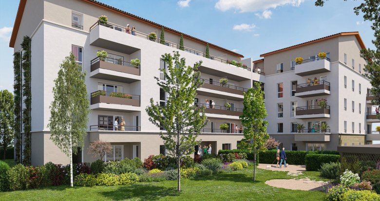 Achat / Vente programme immobilier neuf Bourg-en-Bresse à 450m de la gare SNCF (01000) - Réf. 13410