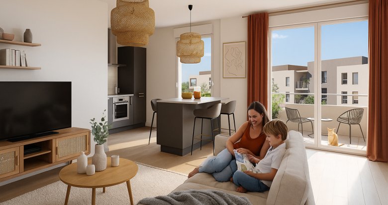 Achat / Vente programme immobilier neuf Bourg-en-Bresse secteur résidentiel proche centre et gare (01000) - Réf. 13387